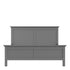 Paris Super King Bed (180 x 200) in Matt Grey